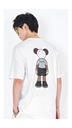 【长期特惠】熊刺绣棉质短袖T恤男